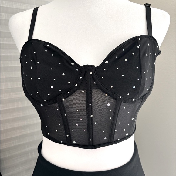 SOLD💯NWOT- Two Bralettes with Beads and Sequence - Picture 4 of 5